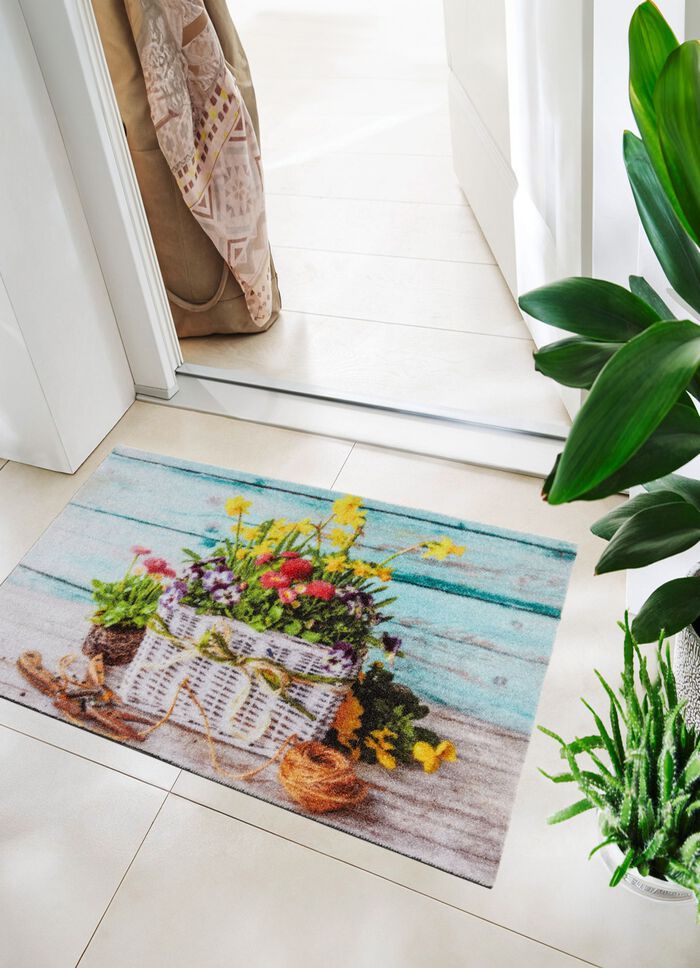 Fu&szlig;matte mit rutschhemmenden Vinylr&uuml;cken 