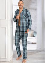 Comte-Schlafanzug mit durchgekn&ouml;pftem Oberteil 