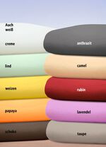 Luxuszwirn-Jersey-Spannbetttuch mit Elasthan 