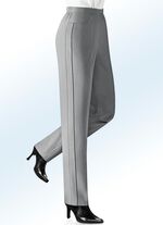 Hose mit kontrasfarbener Zierpaspel 