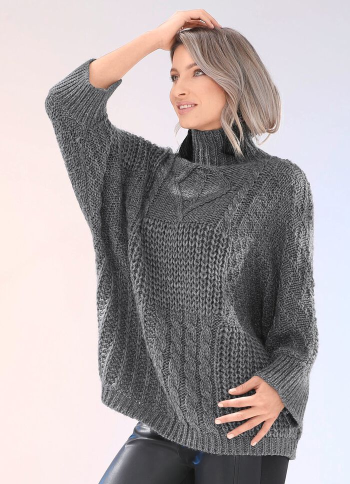 Pullover mit Alpaka und toller Struktur 