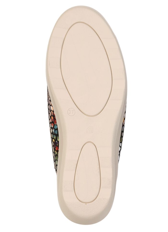 Bequeme Damen-Pantoletten, Weite G, mit Klettverschluss 