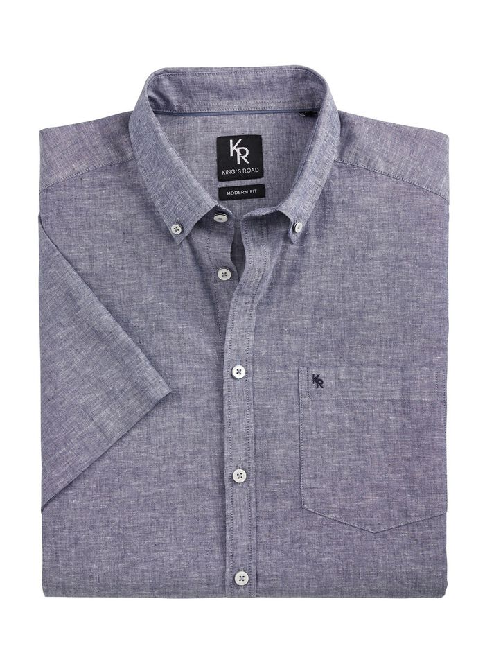 "King's Road"-Hemd mit Button-Down-Kragen in 4 Farben 
