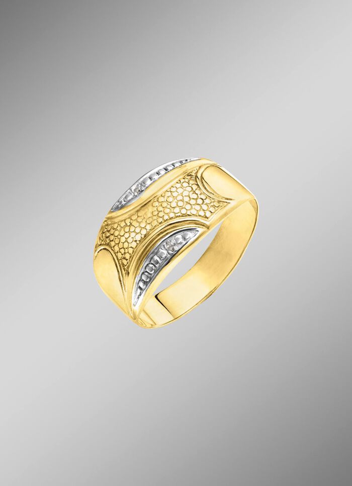 Gl&auml;nzende Eleganz: Damenring mit 2 Diamanten 