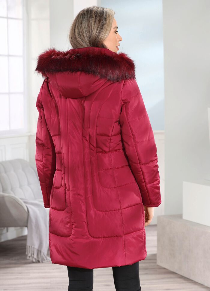 Kurzmantel mit 2-Wege-Rei&szlig;verschluss 