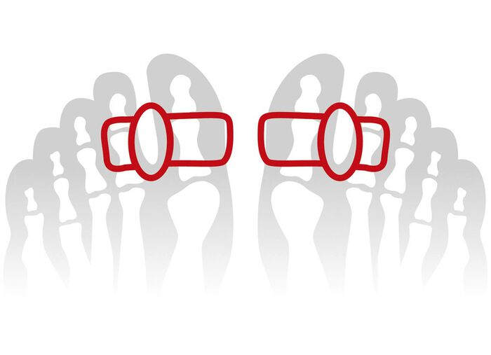 "Fu&szlig;Gut" Gel-Doppelring-Korrektor 