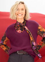 Pullunder mit &uuml;berschnittener Schulter 