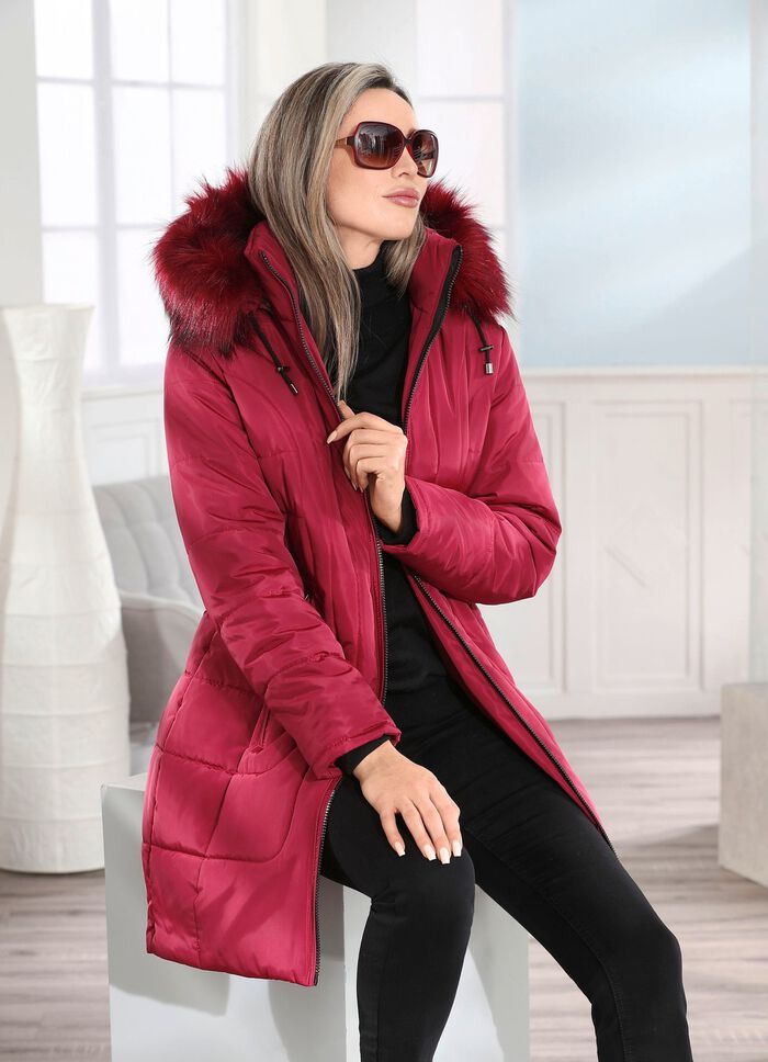 Kurzmantel mit 2-Wege-Rei&szlig;verschluss 