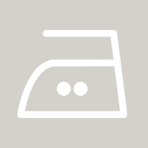 Bügeln erlaubt Symbol - Temperaturstufe 2